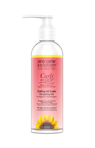 COILING ALL CURLS™ Elongating Gel Style Jane Carter Solution 